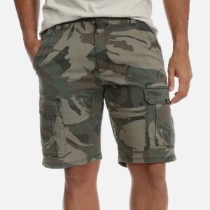 Wrangler Five Star Cargo Shorts‎ Mens 48x10 Camo Relaxed Fit Cargo Pockets NWT